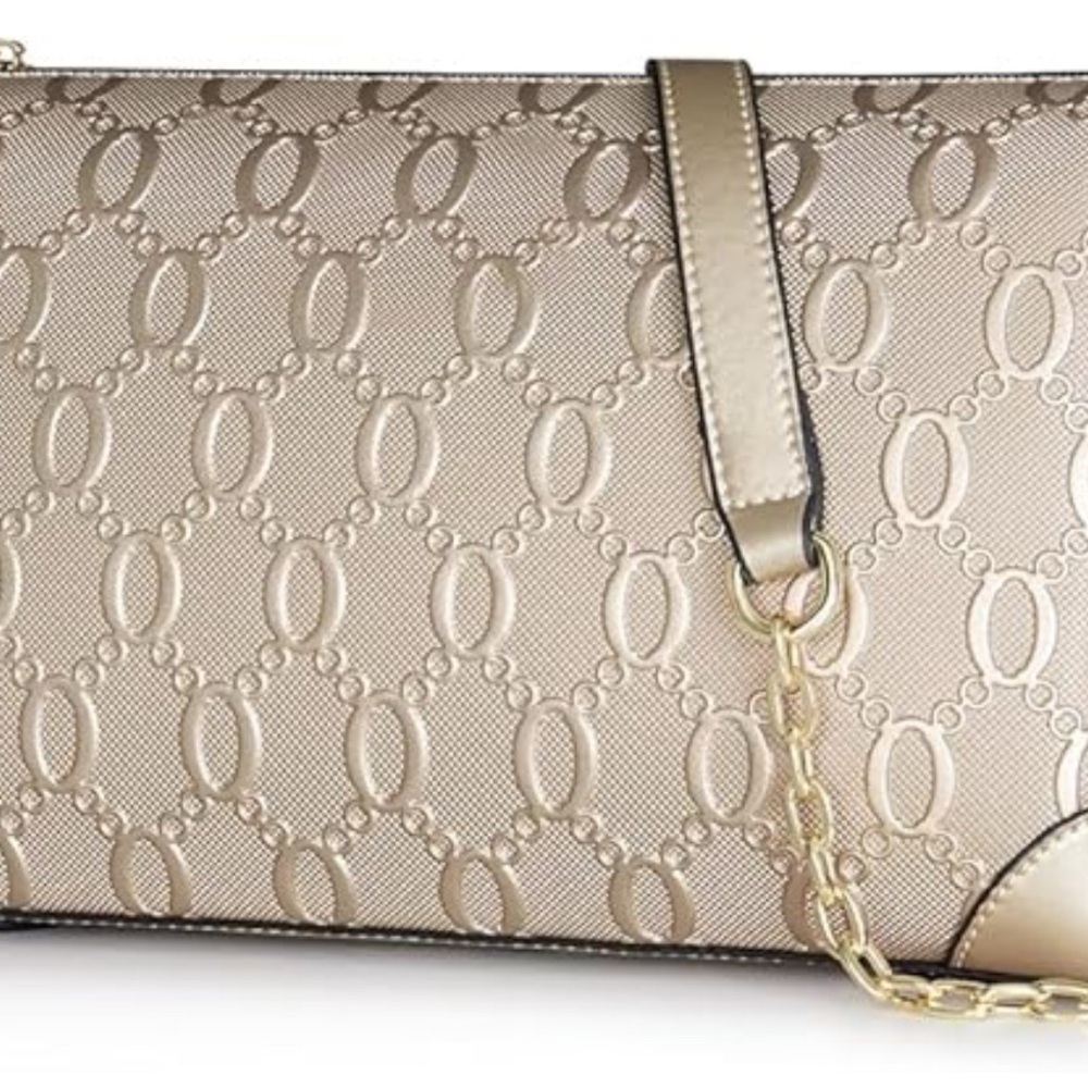 Chic Gold Crossbody Bag NWT - Picture 2 of 7